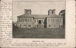 Stratford Hall - Lee Birthplace Memorial Souvenir Postcard