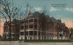 St. Joseph's Hospital Sioux City, IA Postcard Postcard Postcard