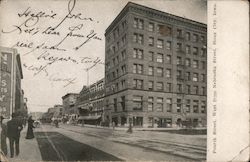 Fourth Street, West from Nebraska Street Sioux City, IA Postcard Postcard Postcard