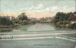 The Dam, Spring Creek Bellefonte, PA Postcard Postcard Postcard