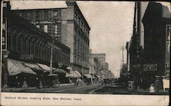 Walnut Street, Looking East Postcard