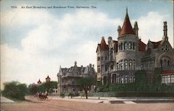 An East Broadway and Residence View Postcard