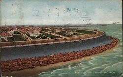 Sea Wall Galveston, TX Postcard Postcard Postcard