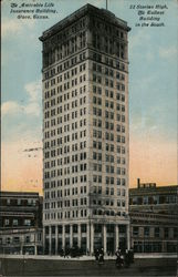 Amicable Life Insurance Building - 22 Stories, Tallest in the South Waco, TX Postcard Postcard Postcard