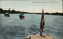 Houston Ship Channel Texas Postcard Postcard Postcard