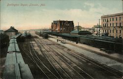 Burlington Depot Postcard