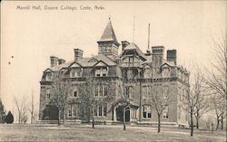 Merrill Hall, Doane Collge Postcard