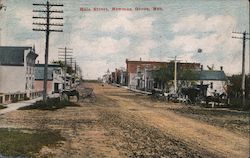 Hale Street, Newman Grove, Neb. Postcard