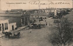 Thoroughfare Bassett, NE Postcard Postcard Postcard