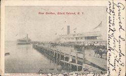 New Harbor Block Island, RI Postcard Postcard Postcard