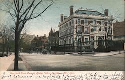 Riverside Drive Showing Bishop Potters Residence Postcard