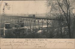 Wells Str. Viaduct Milwaukee, WI Postcard Postcard Postcard