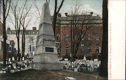 Grave of Benjamin Franklin's Parents Postcard