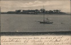 Fort Independence, Castle Island Postcard