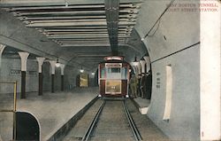 East Boston Tunnel - Court Street Station Massachusetts Postcard Postcard Postcard