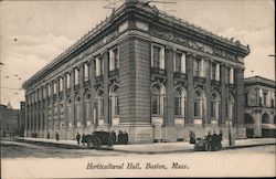 Horticultural Hall Postcard