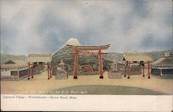 Japanese Village, Wonderland Revere Beach, MA Postcard Postcard Postcard