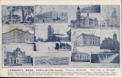 Lawrence, Mass Population 70,000 Massachusetts Postcard Postcard Postcard