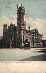 The Masonic Temple Philadelphia, PA Postcard Postcard Postcard