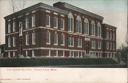 High School Building Postcard