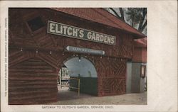 Gateway to Elitch's Garden Postcard