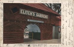 Gateway to Elitch's Gardens Postcard