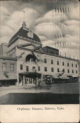 Orpheum Theatre Denver, CO Postcard Postcard Postcard