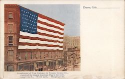 Biggest American Flag in the World Denver, CO Postcard Postcard Postcard