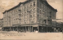 View of Rice Hotel Houston, TX Postcard Postcard Postcard