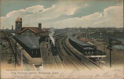 New Railroad Station Bridgeport, CT Postcard Postcard Postcard