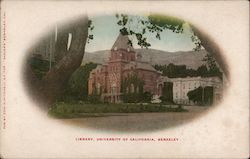 Library, University of California Postcard