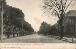 N. Street North from Capitol Grounds Sacramento, CA Postcard Postcard Postcard