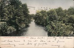 View of Christiana Creek Elkhart, IN Postcard Postcard Postcard