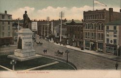 Soldier's Monument Portland, ME Postcard Postcard Postcard