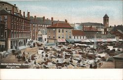 Market Lot, Pintering Square Postcard