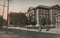 Y.M.C.A. Building and County Court House Postcard