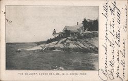 The Waldorf, W.A. Keyes, Prop. Casco Bay Postcard