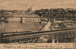 The Kennebec River Waterville, ME Postcard Postcard Postcard