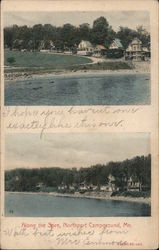 Along the Shore, Northport Campground Maine Postcard Postcard Postcard