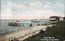 The Landing at Long Island, Casco Bay Postcard