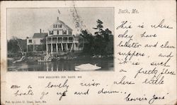 New Meadows Inn Bath, ME Postcard Postcard Postcard