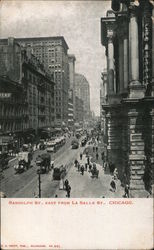 Randolph St. East from La Salle St. Chicago, IL Postcard Postcard Postcard