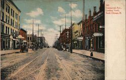 Commercial Ave. Looking North Postcard