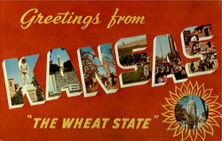 Greetings From Kansas Postcard Postcard