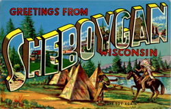 Greetings From Sheboygan Postcard