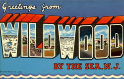 Greetings From Wildwood By The Sea Postcard