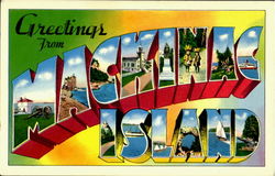 Greetings From Mackinac Island Michigan Postcard Postcard