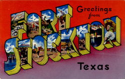 Greetings From Fort Stockton Postcard