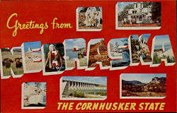 Greetings From Nebraska Postcard