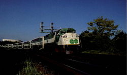 F59PH No. 528 Trains, Railroad Postcard Postcard